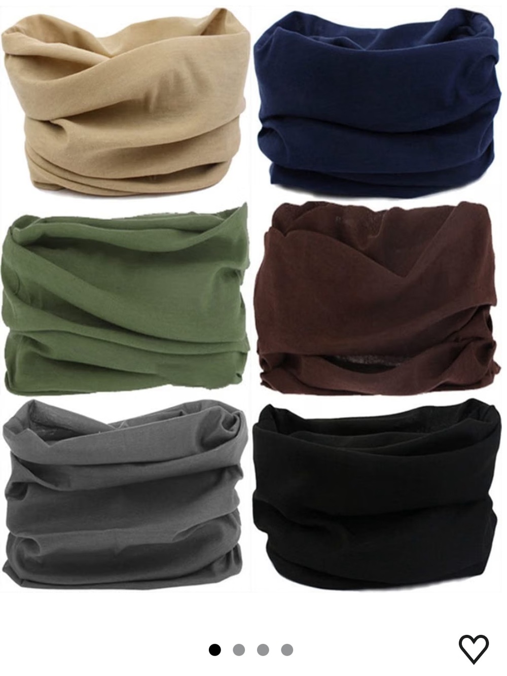 Multi pack stretch bandanas